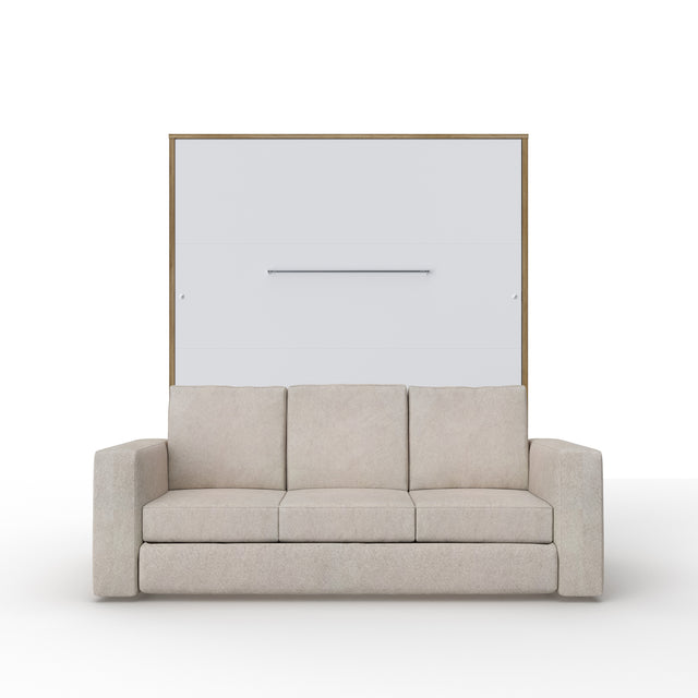 Opklapbed "INVENTO Sofa" (160×200) Eiken / Mat Wit