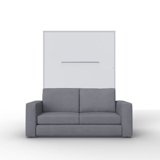 Opklapbed "INVENTO Sofa" (140×200) Wit / Mat Wit