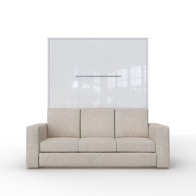 Opklapbed "INVENTO Sofa" (160×200) Wit / Glans Wit