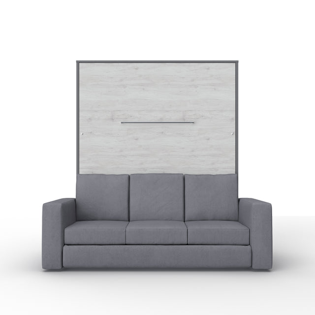 Opklapbed "INVENTO Sofa" (160×200) Grijs / Monaco Eiken